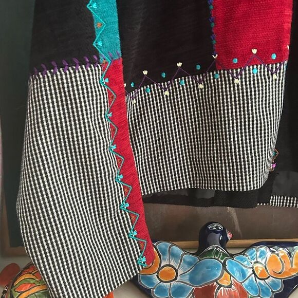 Koret Petites Multicolor Patchwork Blazer M - Picture 15 of 16